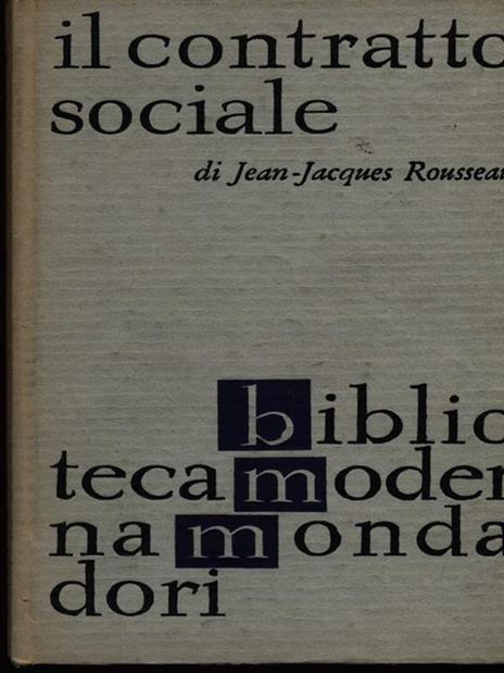 Il contratto sociale - Jean-Jacques Rousseau - 4