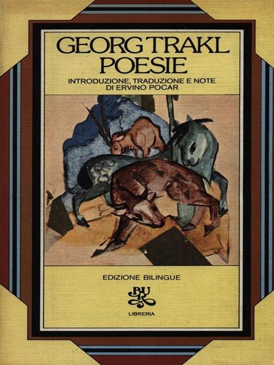 Poesie - Georg Trakl - copertina