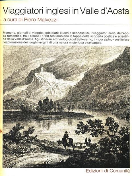 Viaggiatori inglesi in Valle d'Aosta - Piero Malvezzi - copertina