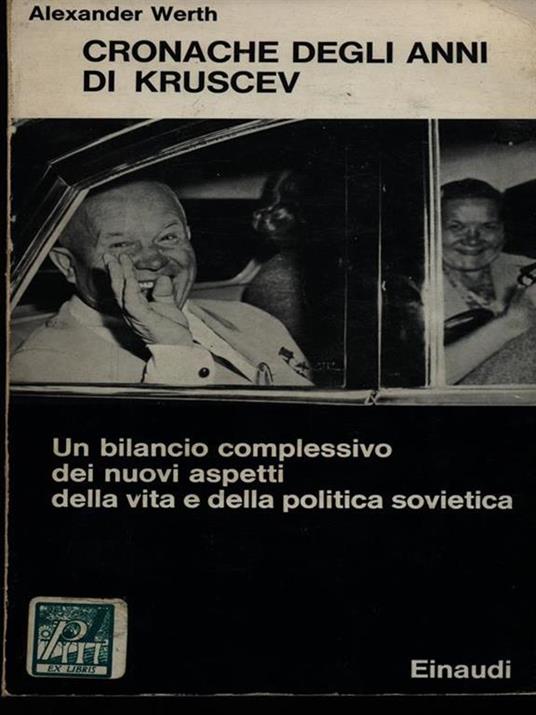 Cronache degli anni di Kruscev - Alexander Werth - copertina