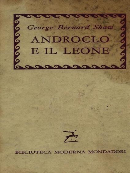 Androglio e il leone - George Bernard Shaw - copertina