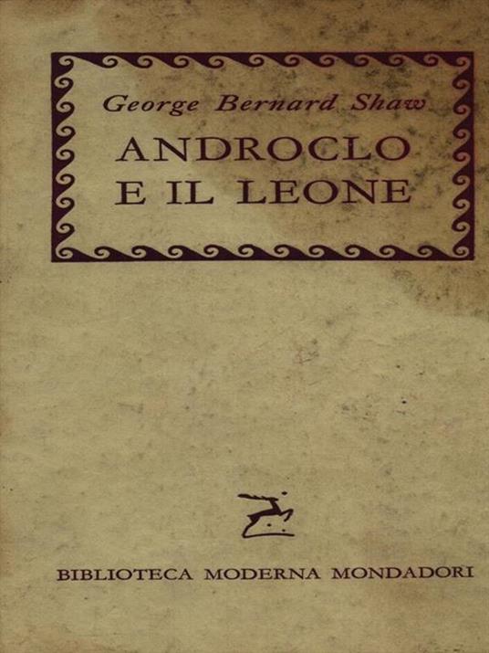 Androglio e il leone - George Bernard Shaw - copertina