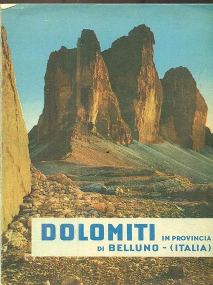 Dolomiti in provincia di Belluno - copertina
