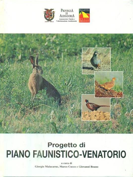 Progetto di Piano Faunistico-Venatorio - copertina
