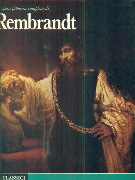 L' opera pittorica completa di Rembrandt - copertina