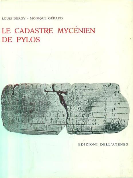 Le cadastre mycenien de Pylos - copertina