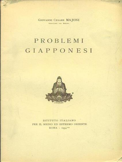 Problemi giapponesi - Giovanni Cesare Majoni - copertina