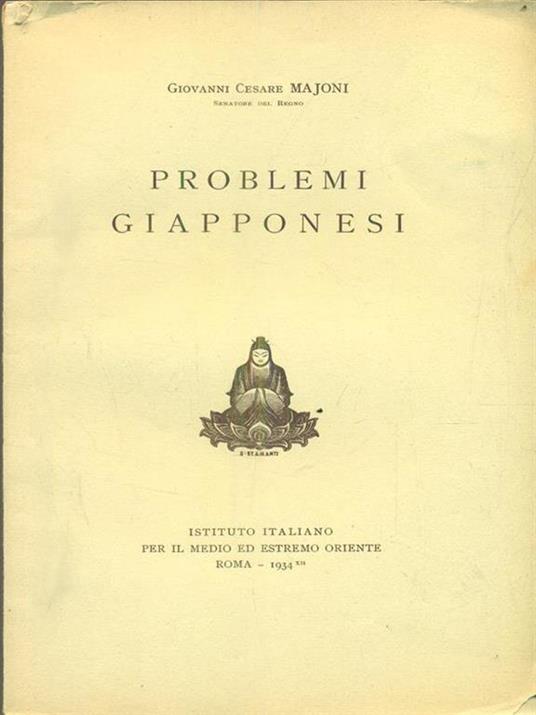 Problemi giapponesi - Giovanni Cesare Majoni - copertina
