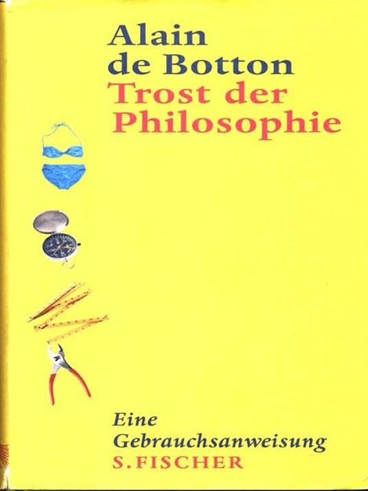 Trost der Philosophie - Alain de Botton - copertina
