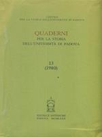 Quaderni per la storia dell'Università di Padova
