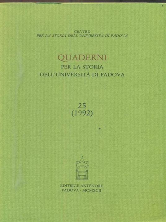 Quaderni per la storia dell'Università di Padova (24-25) - 4