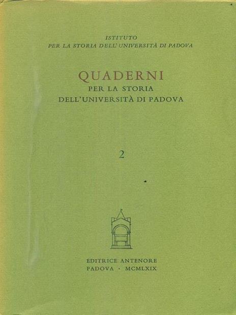 Quaderni per la storia dell'Università di Padova - 3