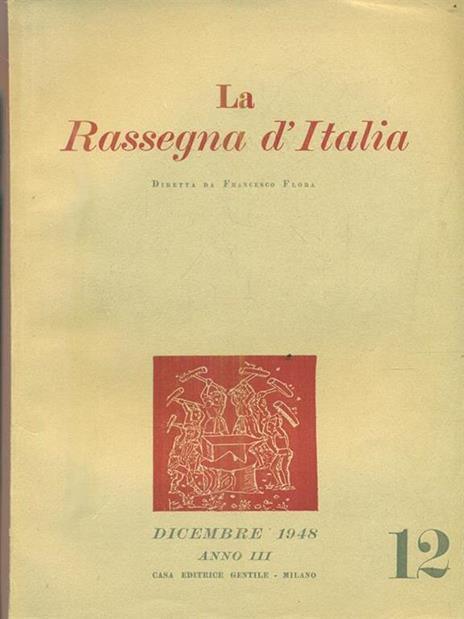 La rassegna d'Italia numero 12 - dicembre 1948 - 3