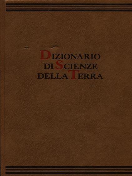 Dizionario di scienze della Terra - copertina