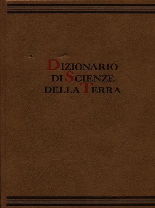 Dizionario di scienze della Terra - copertina