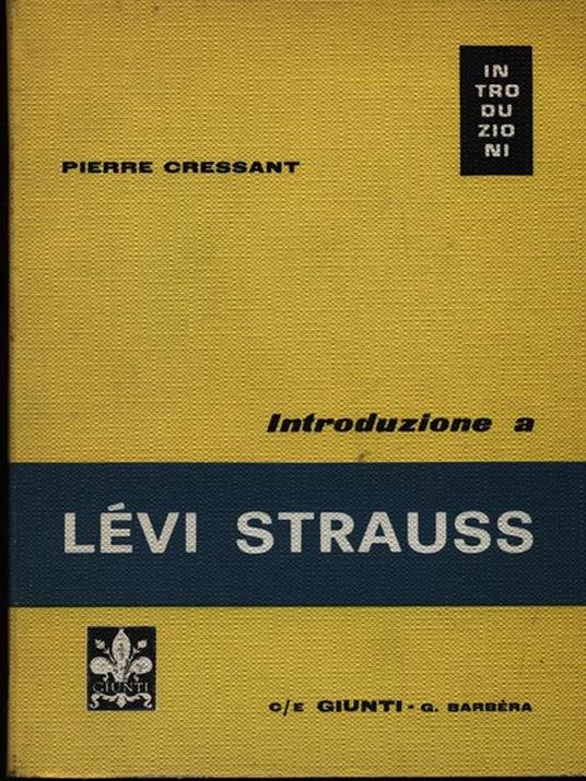 Introduzione a Levi Strauss - copertina