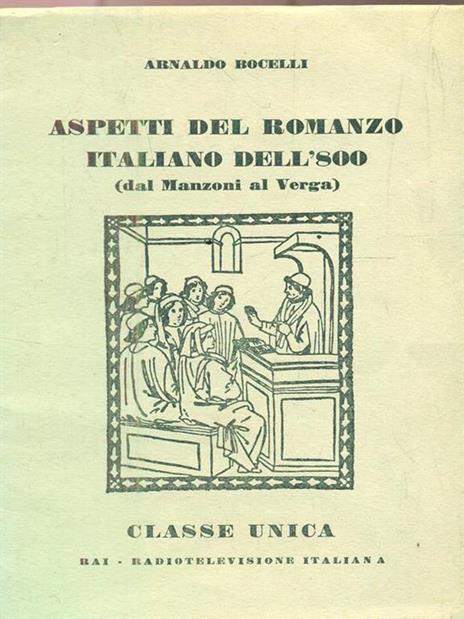 Aspetti del romanzo italiano dell 800 - Arnaldo Bocelli - 2