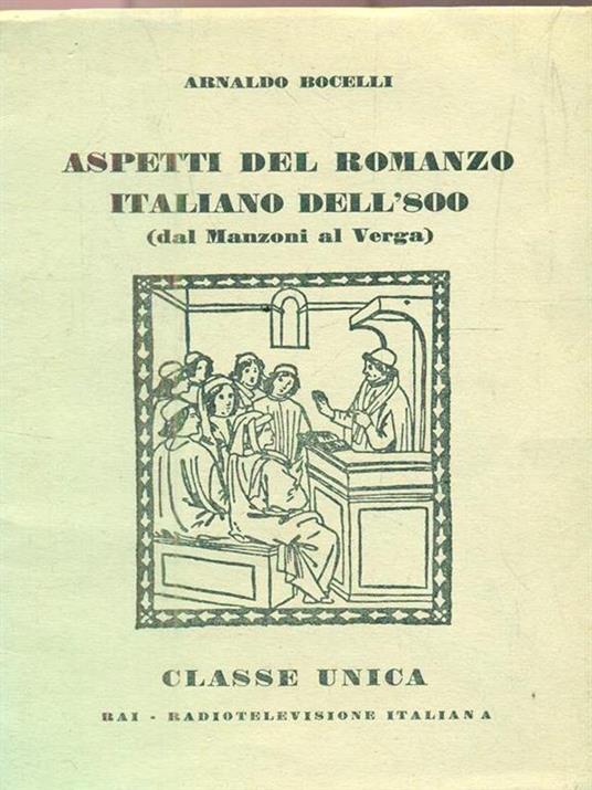Aspetti del romanzo italiano dell 800 - Arnaldo Bocelli - 5
