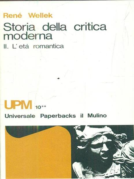 Storia della critica moderna II - René Wellek - copertina