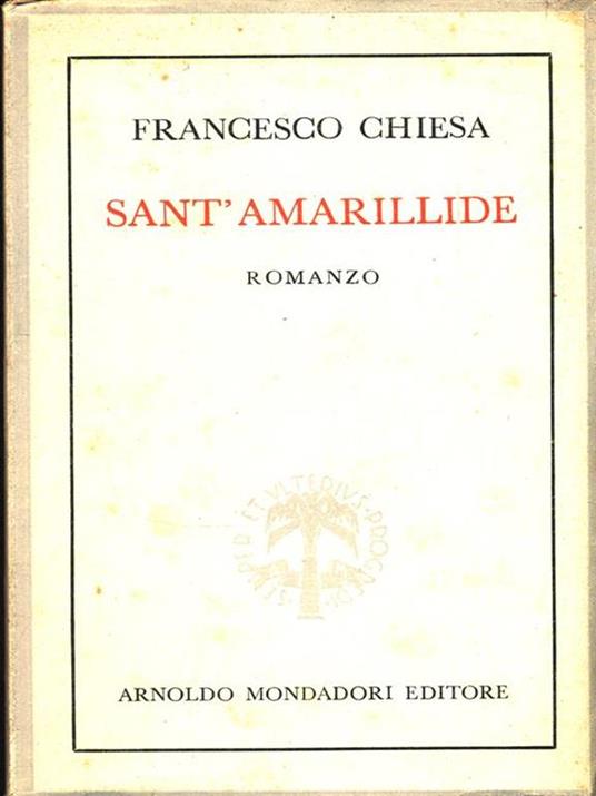 Sant'amarillide - Francesco Chiesa - 2
