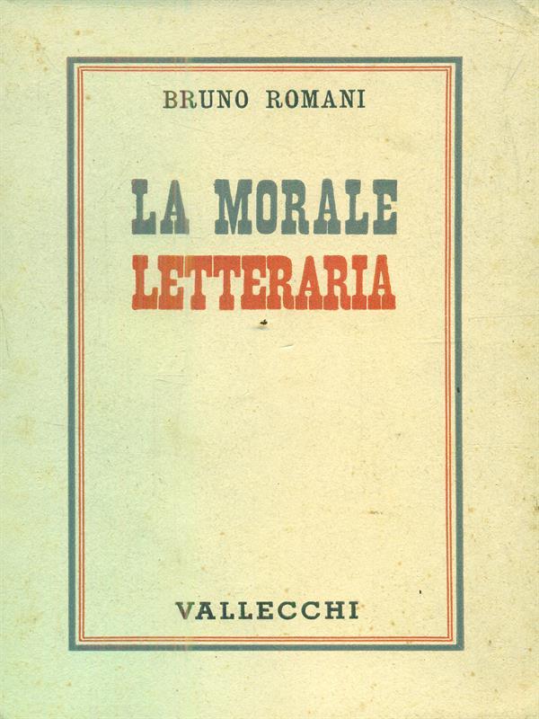 La morale letteraria