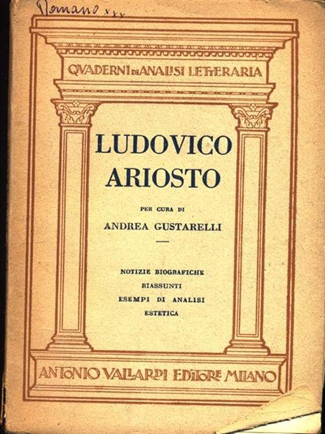 Ludovico Ariosto - Andrea Gustarelli - 2