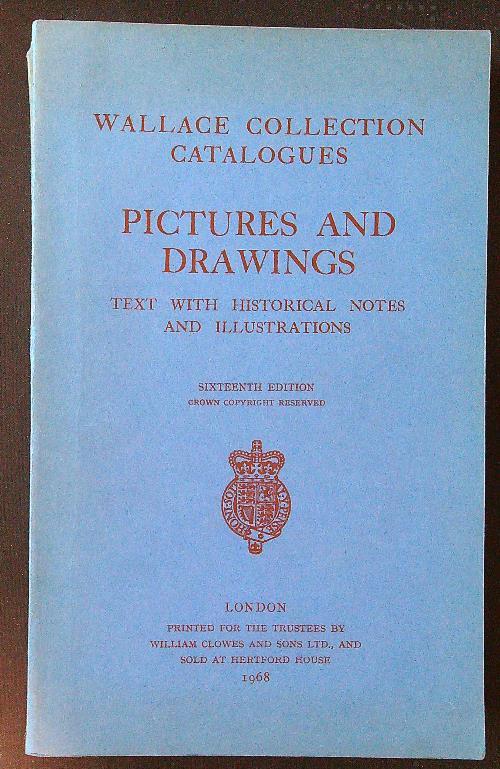 Wallace Collection Catalogues Pictures and Drawings Illustrations 1953