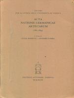 Acta nationis Germanicae artistarum (1663-1694)