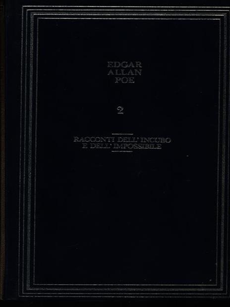 Racconti dell'incubo e dell'impossibile 2 - Edgar Allan Poe - copertina