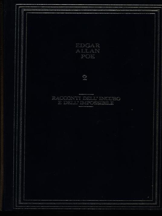 Racconti dell'incubo e dell'impossibile 2 - Edgar Allan Poe - copertina