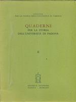 Quaderni per la storia dell'Università di Padova (9-10)