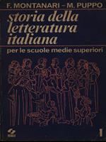 Storia della letteratura italiana vol. 1