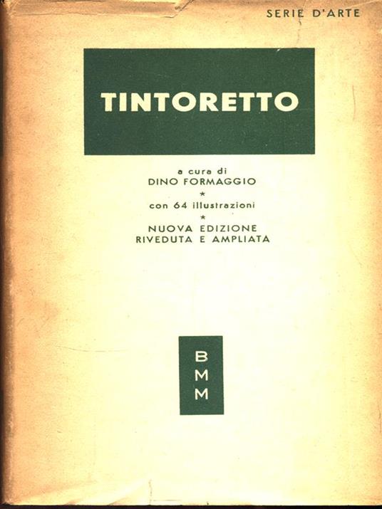 Tintoretto - Dino Formaggio - copertina
