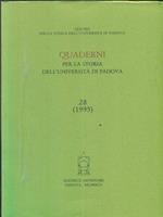 Quaderni per la storia dell'Università di Padova