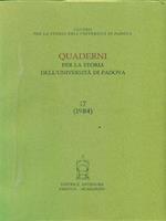 Quaderni per la storia dell'Università di Padova