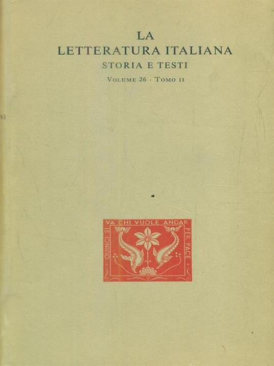 Folengo - Aretino - Doni. Tomo II. Opere di Pietro Aretino e di Anton Francesco Doni - copertina