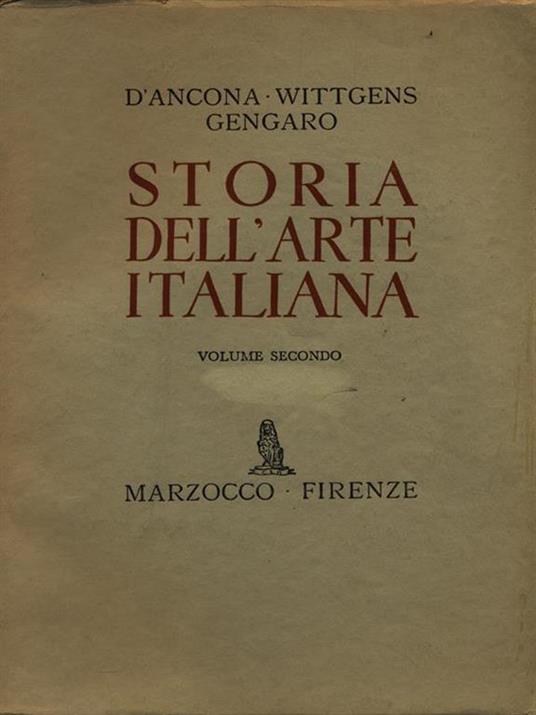 Storia dell'arte italiana vol.2 - copertina