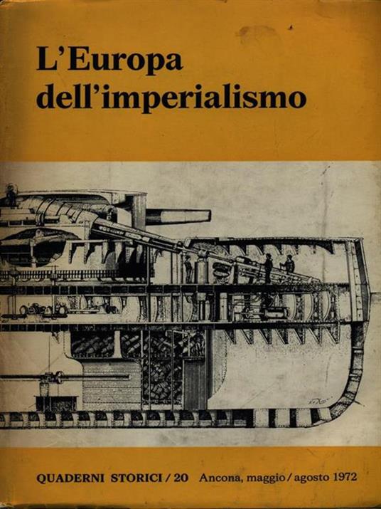 Quaderni storici n. 20/maggio-agosto 1972 - copertina