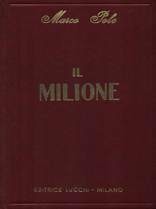 Il milione - Marco Polo - copertina