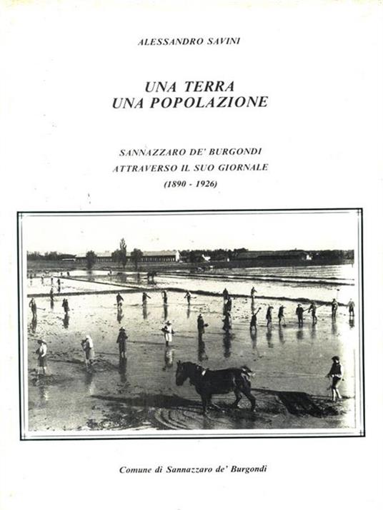 Una terra una popolazione - Alessandro Savini - copertina