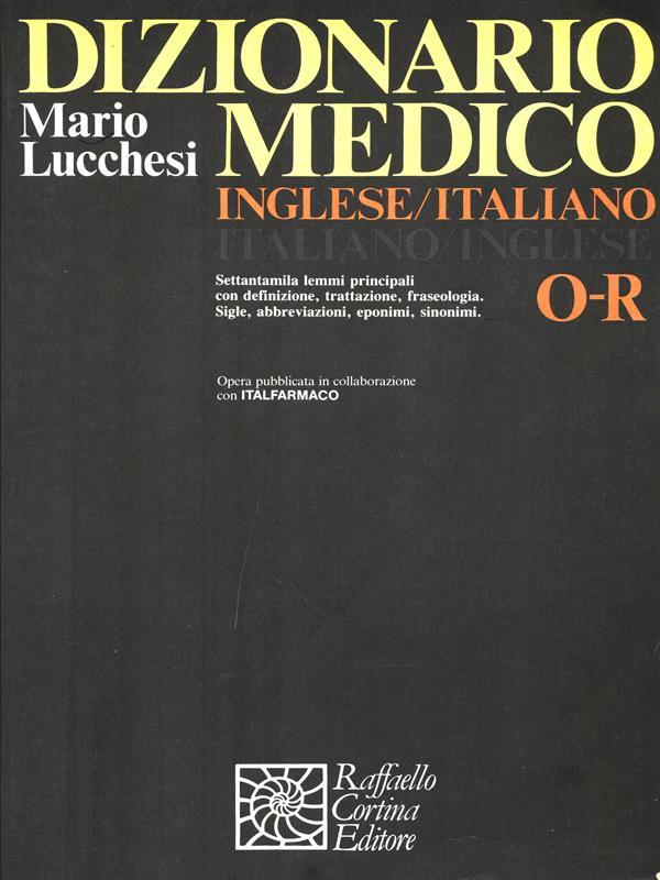 Dizionario Medico inglese italiano - O/R