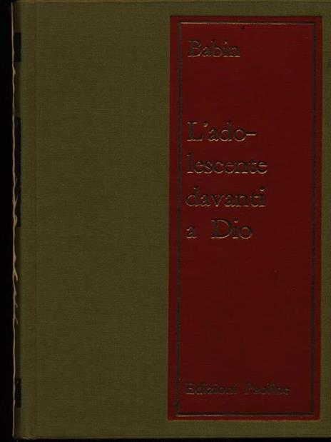 L' adolescente davanti a Dio - Babin - copertina