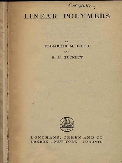 Linear polymers - copertina