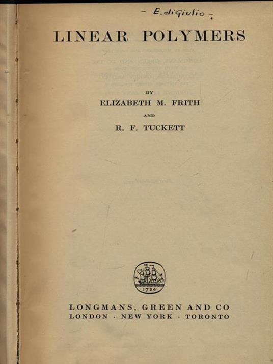 Linear polymers - copertina