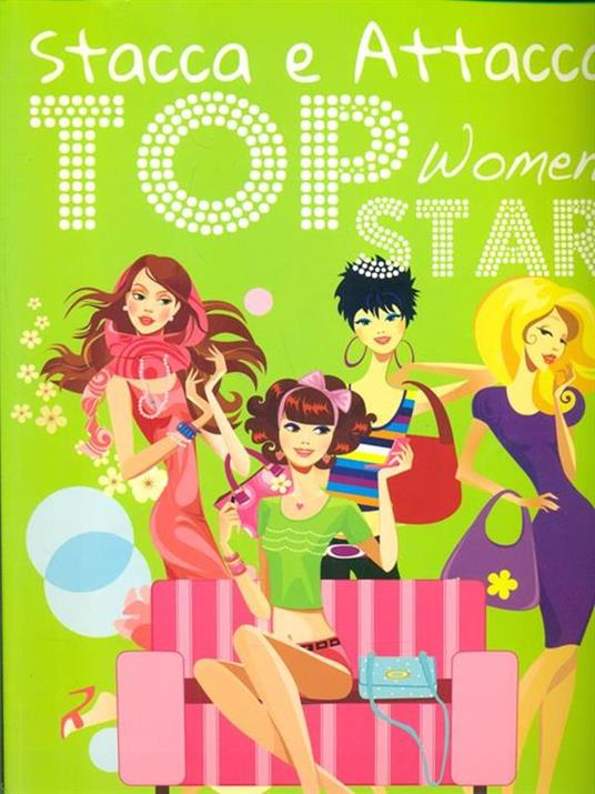 Stacca e attacca Top star Women - copertina