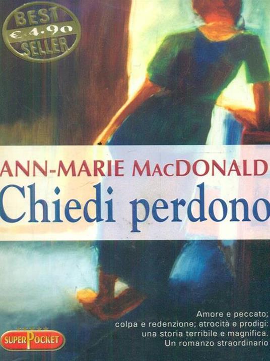 Chiedi perdono - Ann-Marie MacDonald - copertina