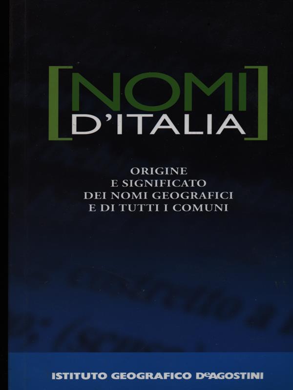 Nomi d'Italia