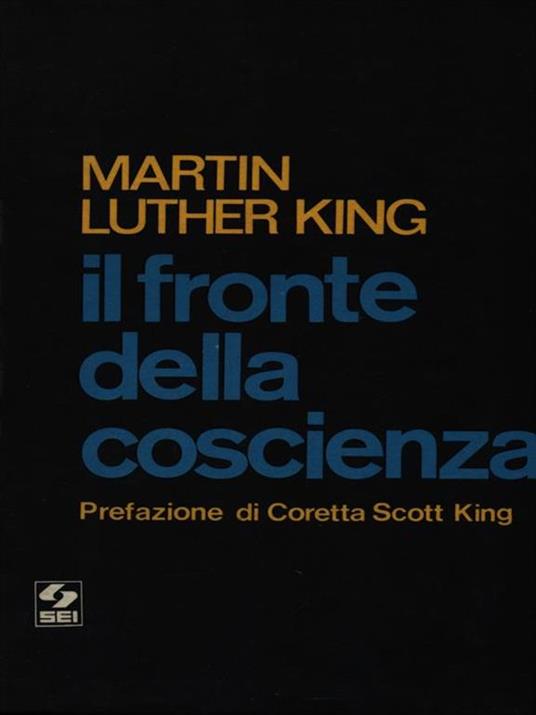 Il fronte della coscienza - Martin Luther King - copertina