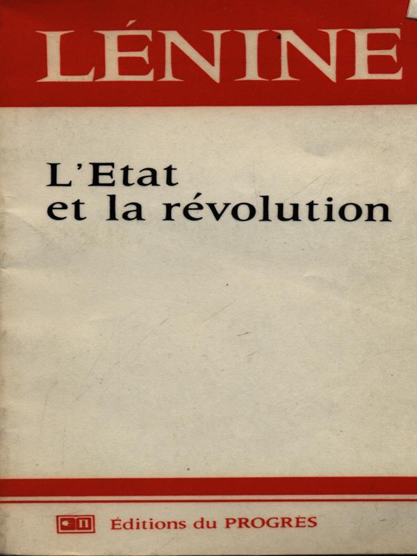 L' Etat et la revolution