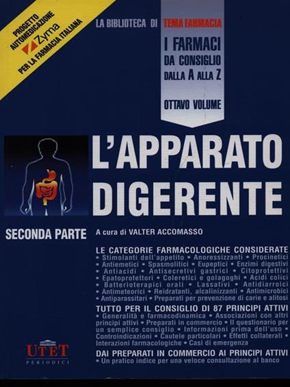 L' apparato digerente seconda parte - Valter Accomasso - copertina